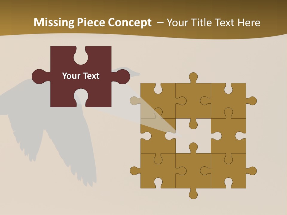 Migratory Birding Wing PowerPoint Template