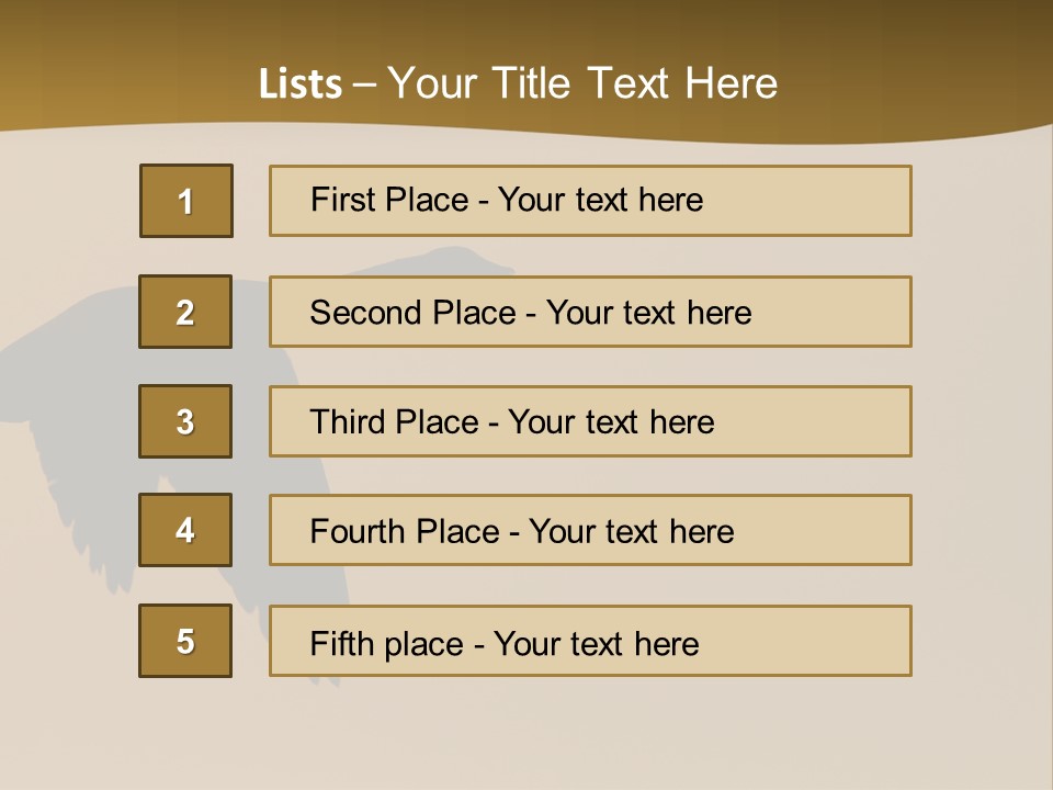 Migratory Birding Wing PowerPoint Template