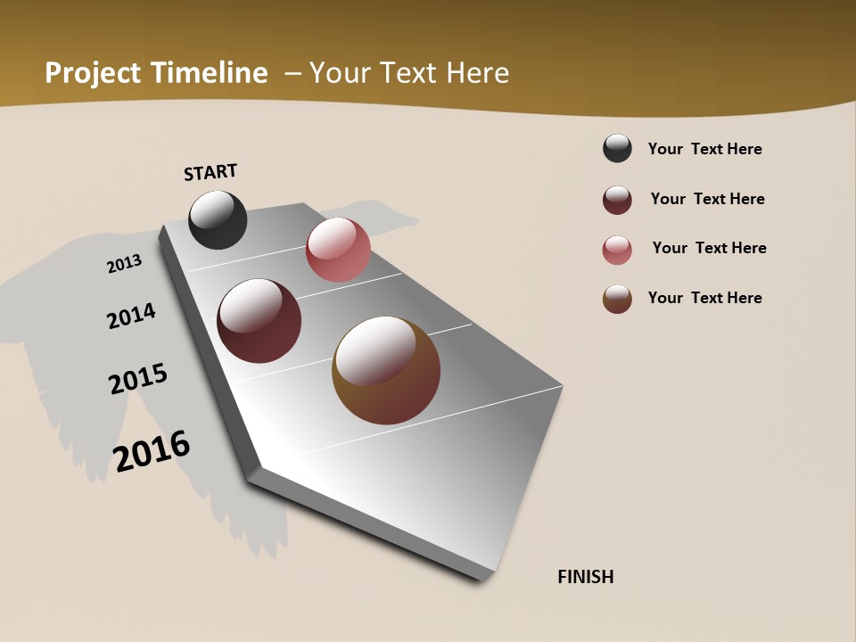 Migratory Birding Wing PowerPoint Template