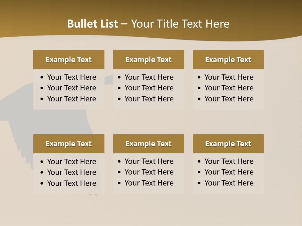 Migratory Birding Wing PowerPoint Template
