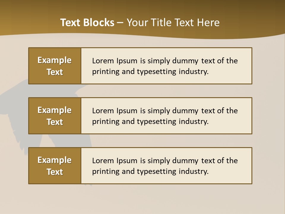 Migratory Birding Wing PowerPoint Template