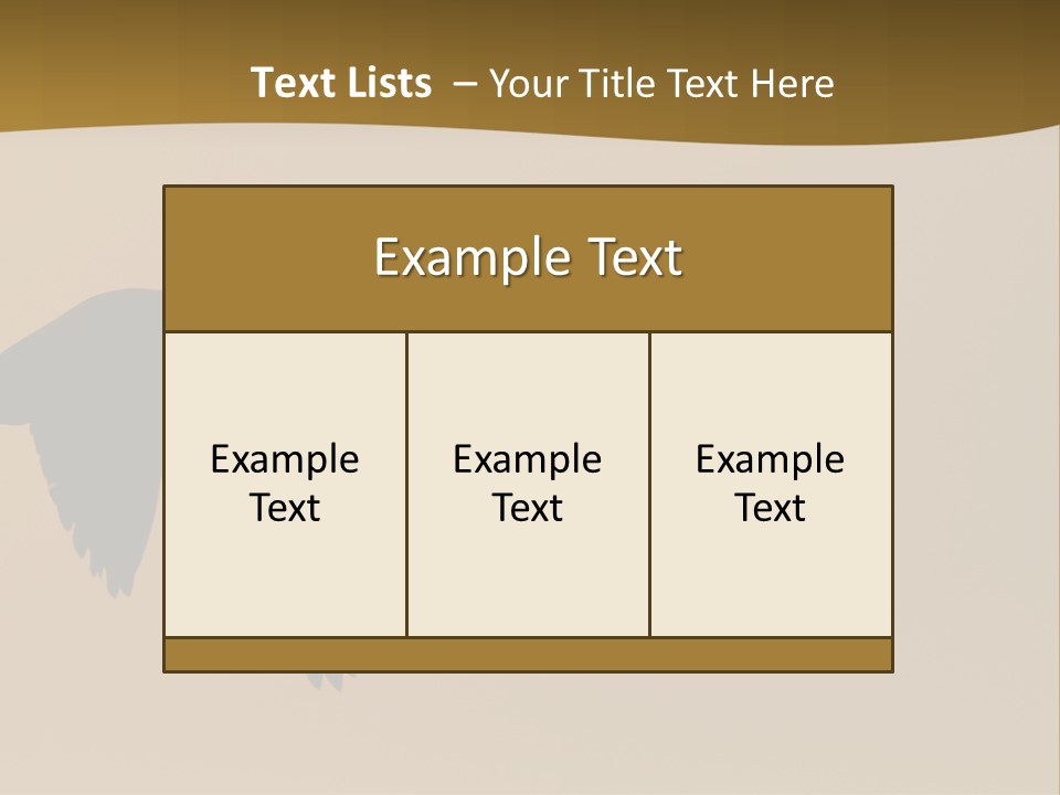 Migratory Birding Wing PowerPoint Template