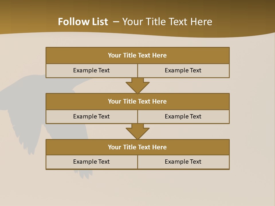 Migratory Birding Wing PowerPoint Template
