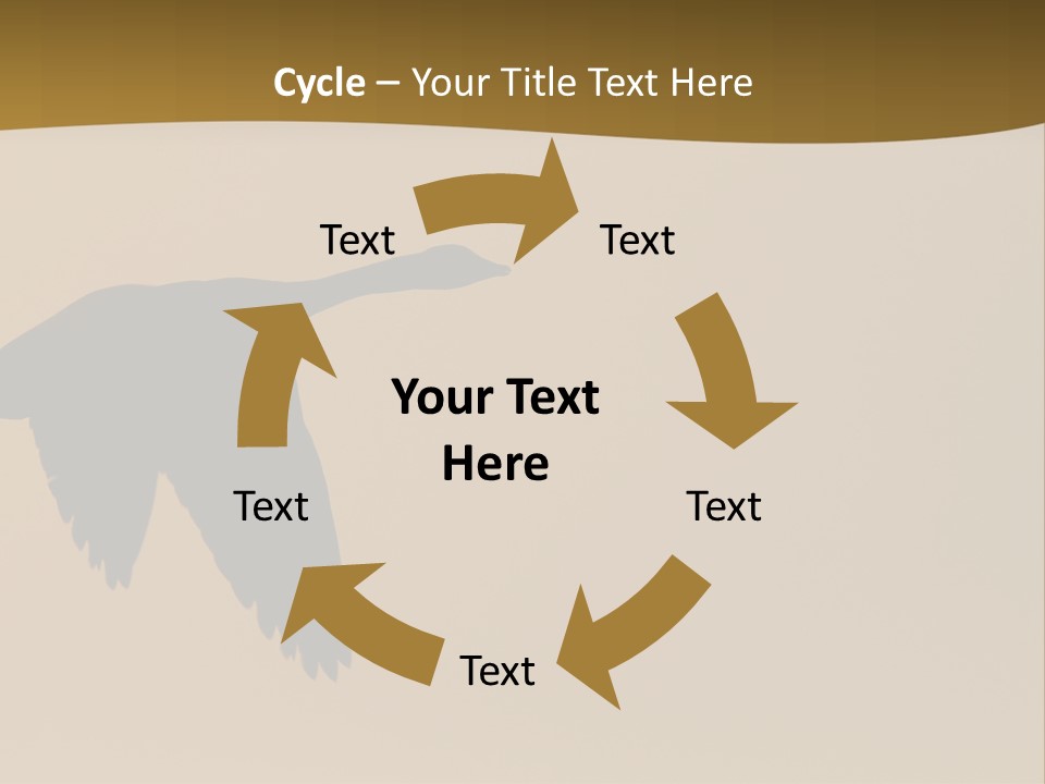 Migratory Birding Wing PowerPoint Template