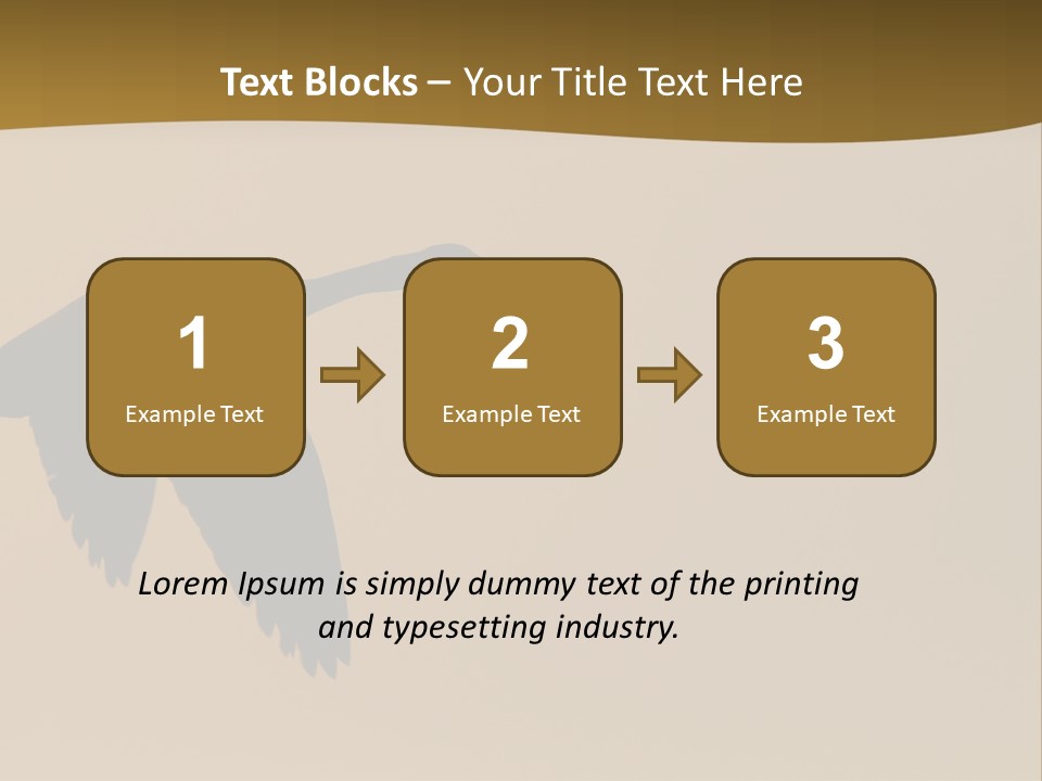 Migratory Birding Wing PowerPoint Template