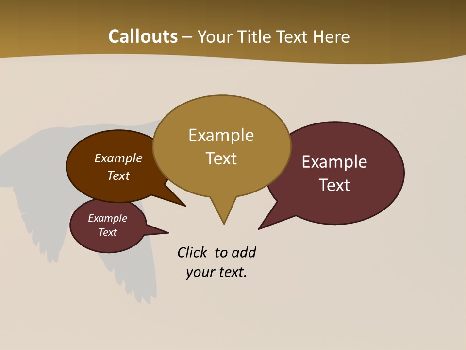 Migratory Birding Wing PowerPoint Template