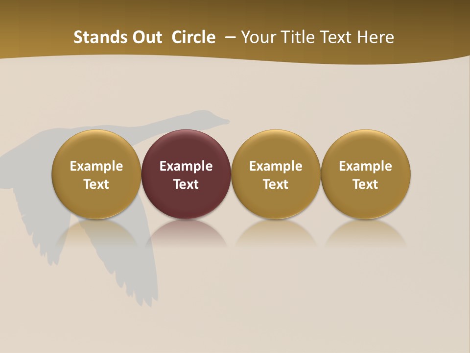 Migratory Birding Wing PowerPoint Template