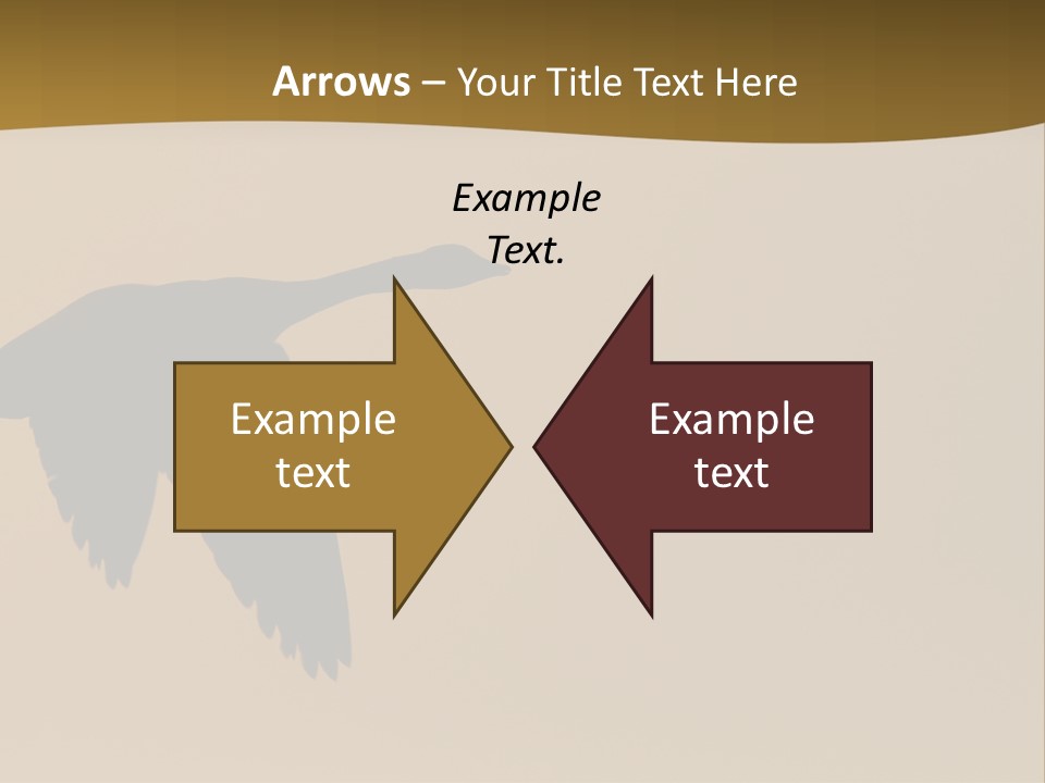 Migratory Birding Wing PowerPoint Template