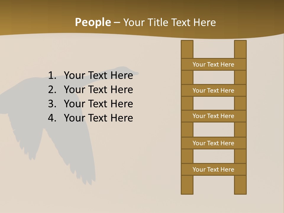 Migratory Birding Wing PowerPoint Template
