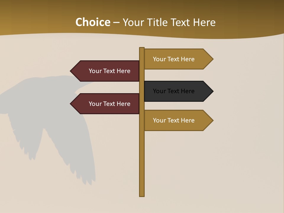 Migratory Birding Wing PowerPoint Template
