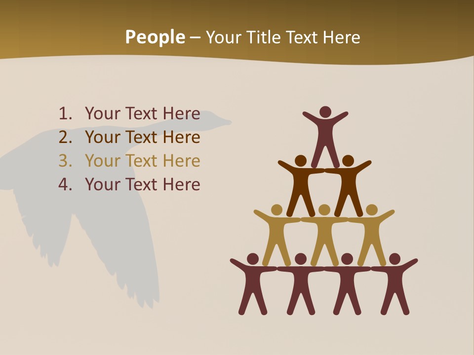 Migratory Birding Wing PowerPoint Template