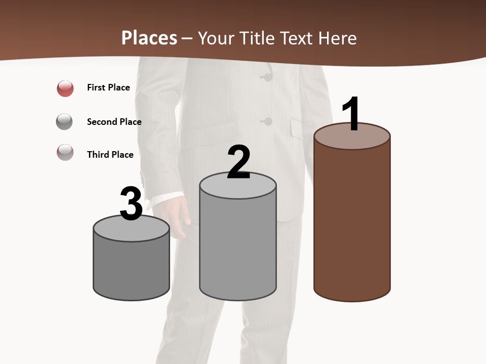 One Person Cheerful PowerPoint Template