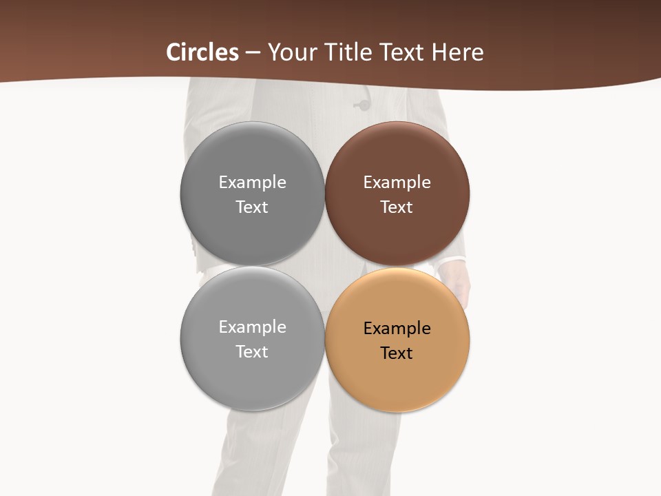 One Person Cheerful PowerPoint Template