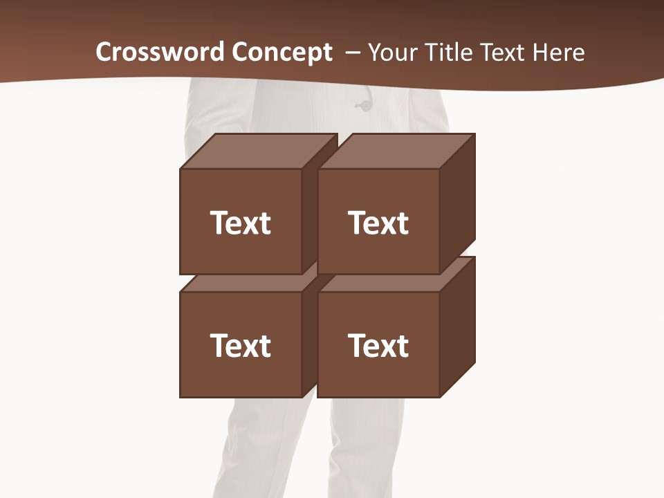 One Person Cheerful PowerPoint Template