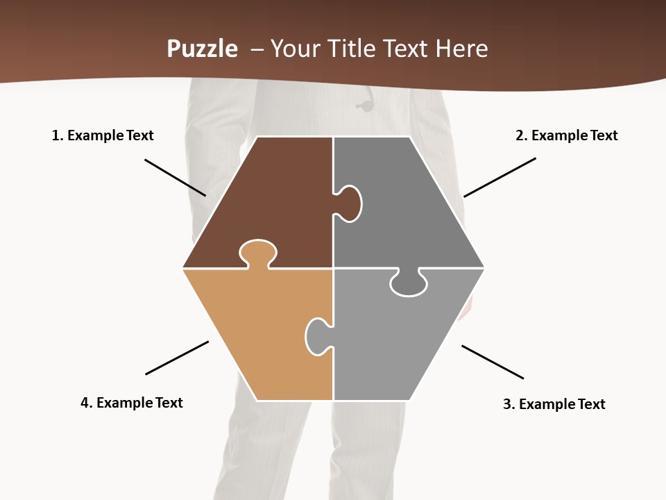 One Person Cheerful PowerPoint Template