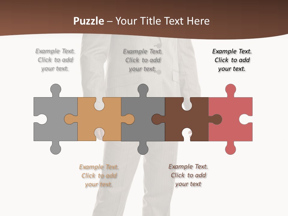 One Person Cheerful PowerPoint Template