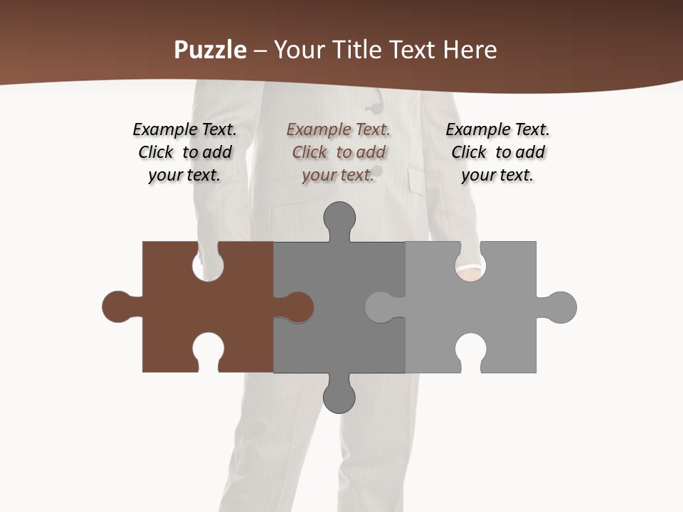 One Person Cheerful PowerPoint Template