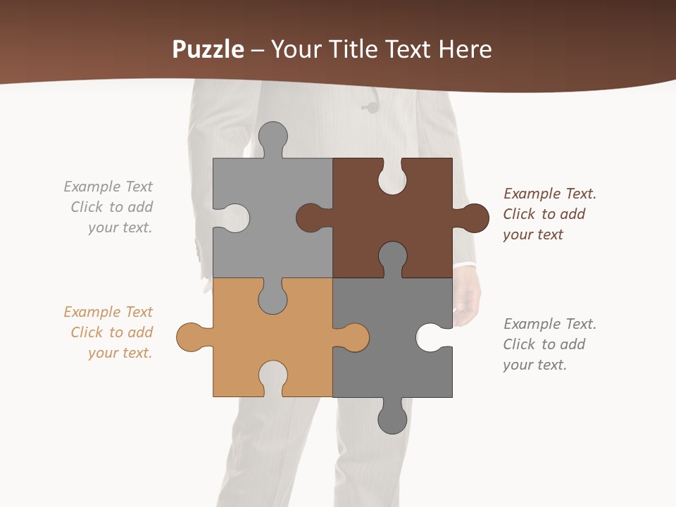 One Person Cheerful PowerPoint Template