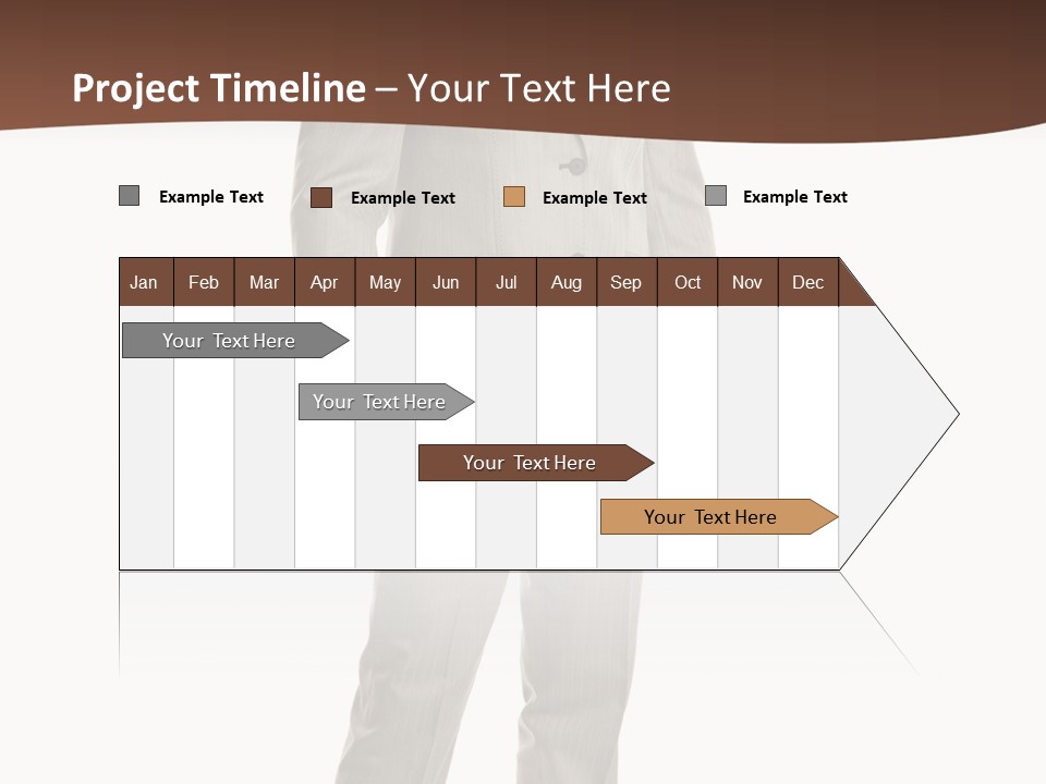 One Person Cheerful PowerPoint Template