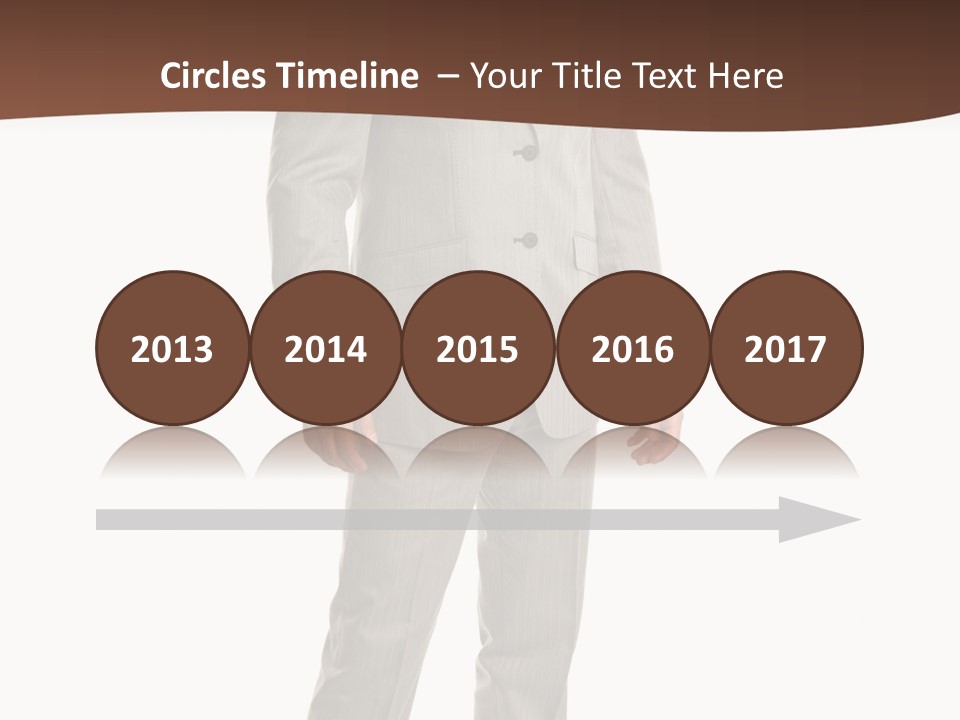 One Person Cheerful PowerPoint Template