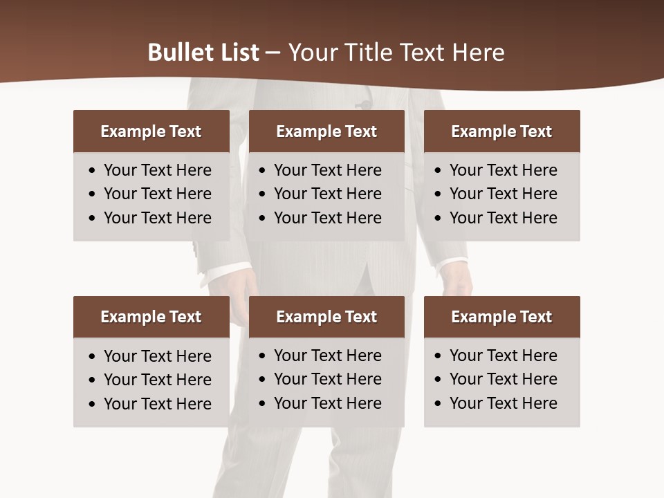 One Person Cheerful PowerPoint Template