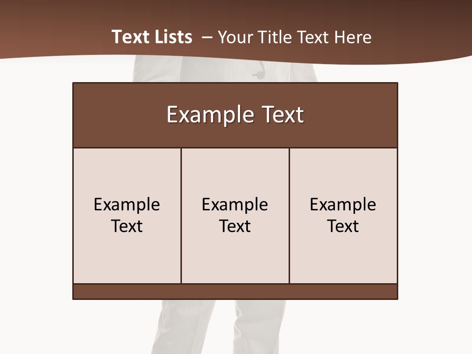 One Person Cheerful PowerPoint Template