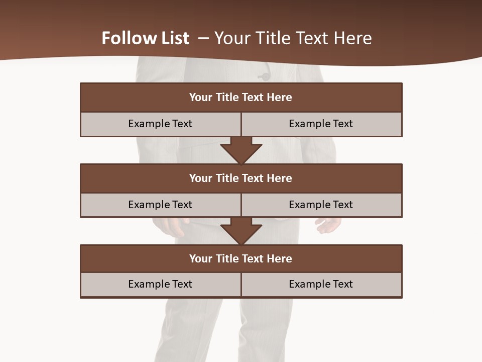 One Person Cheerful PowerPoint Template