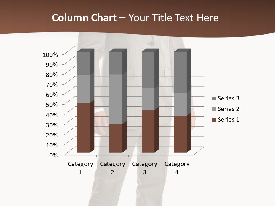 One Person Cheerful PowerPoint Template