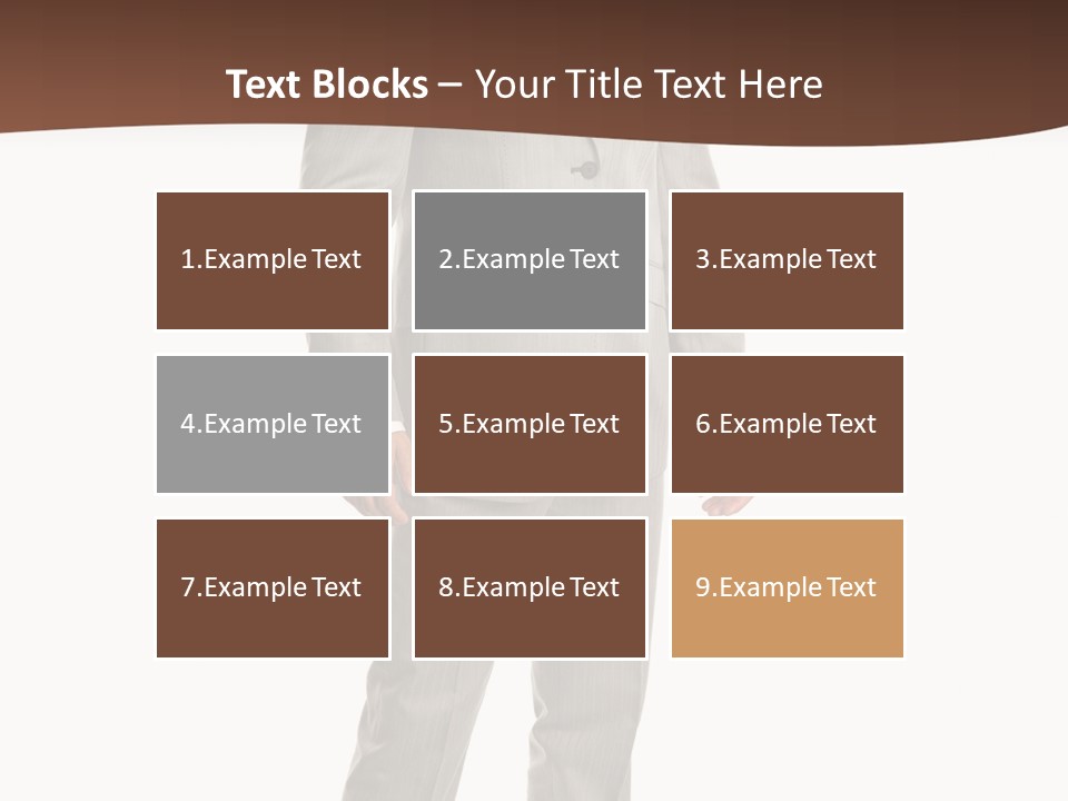 One Person Cheerful PowerPoint Template