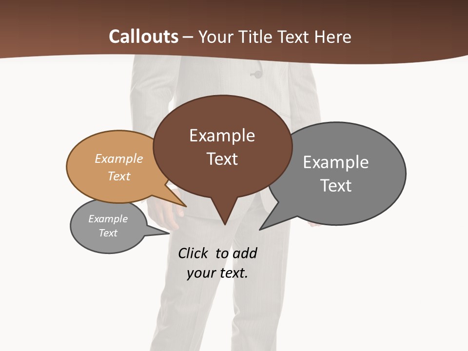 One Person Cheerful PowerPoint Template