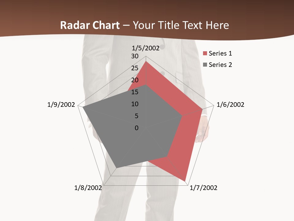 One Person Cheerful PowerPoint Template