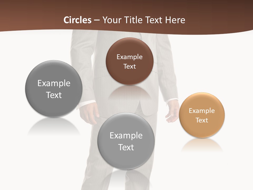 One Person Cheerful PowerPoint Template