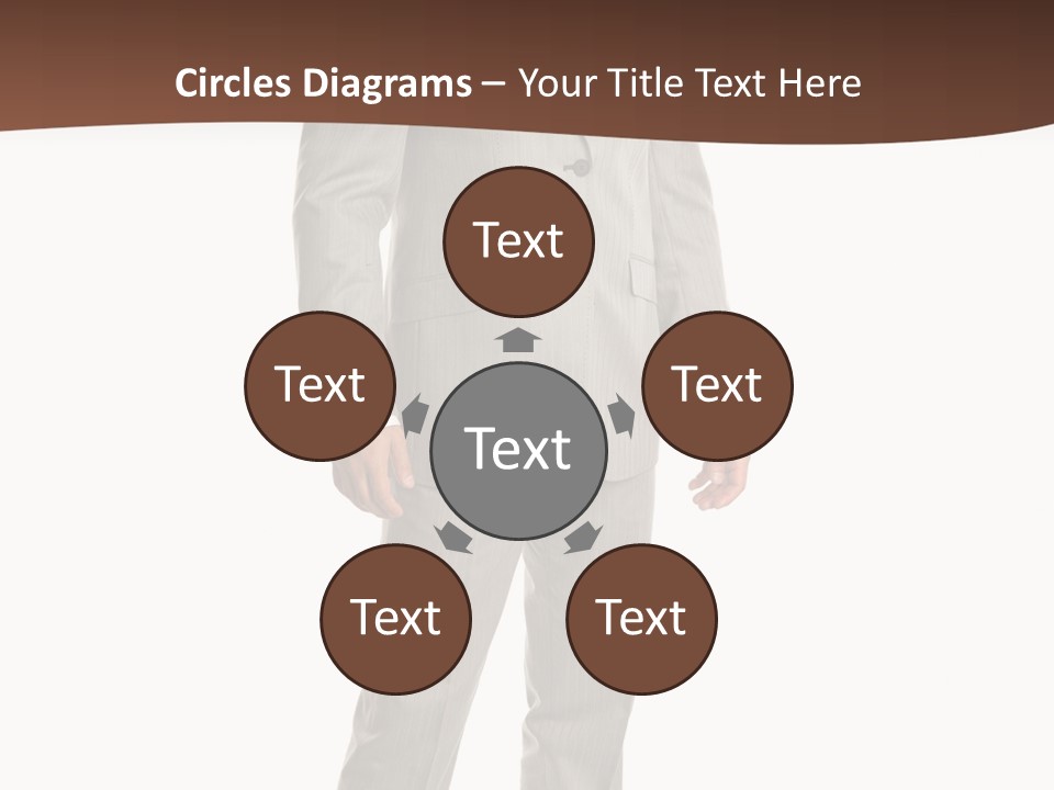 One Person Cheerful PowerPoint Template