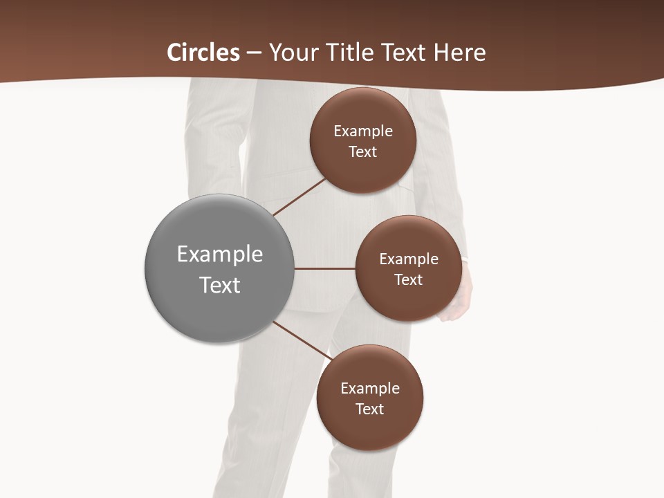 One Person Cheerful PowerPoint Template