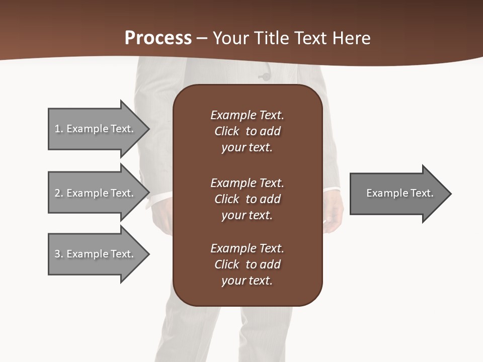 One Person Cheerful PowerPoint Template