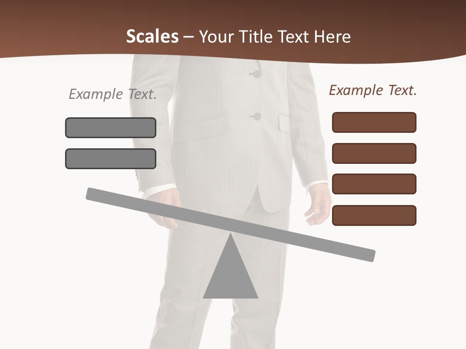 One Person Cheerful PowerPoint Template