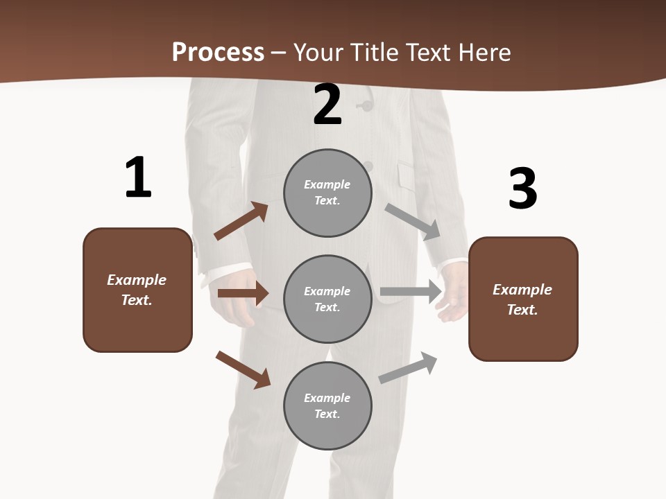 One Person Cheerful PowerPoint Template