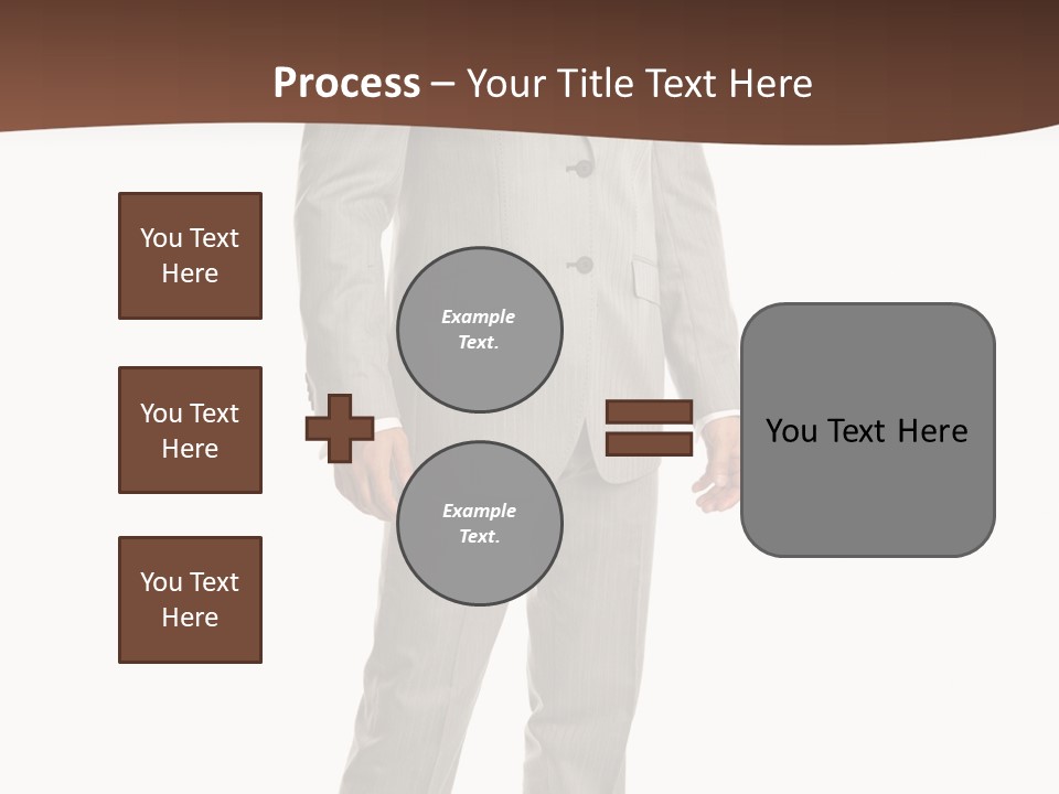 One Person Cheerful PowerPoint Template