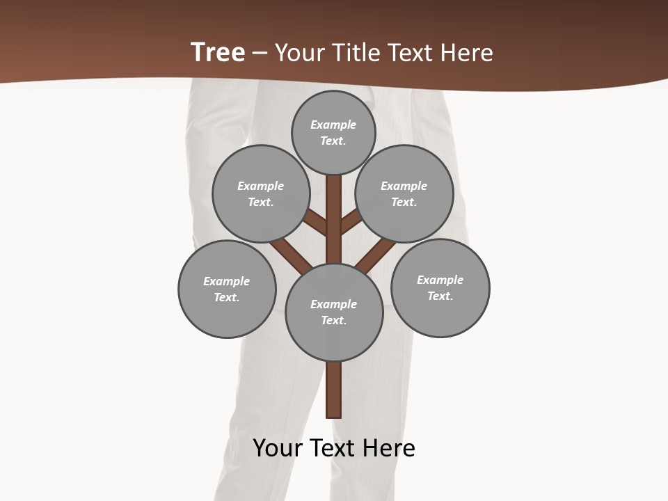 One Person Cheerful PowerPoint Template