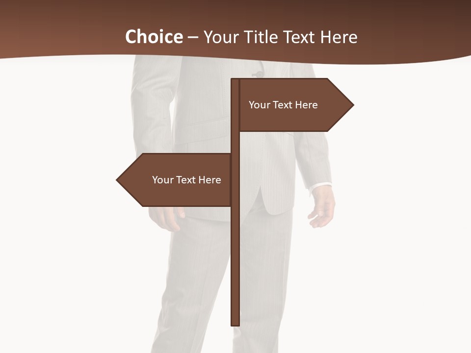 One Person Cheerful PowerPoint Template