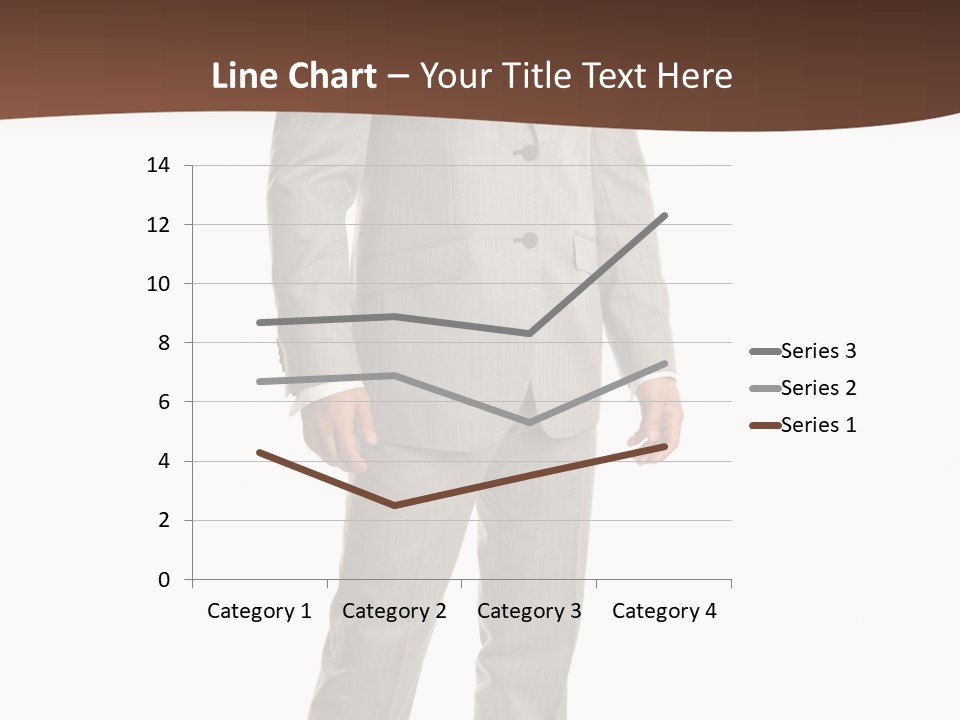 One Person Cheerful PowerPoint Template