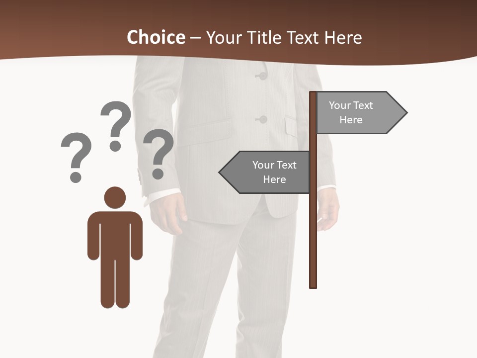 One Person Cheerful PowerPoint Template