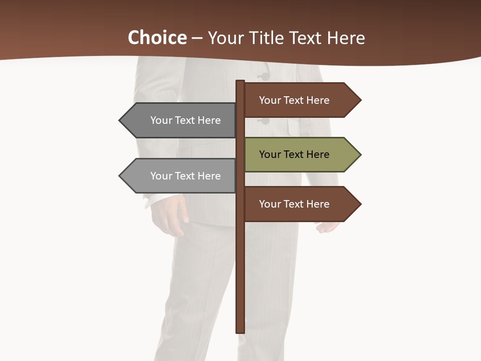 One Person Cheerful PowerPoint Template