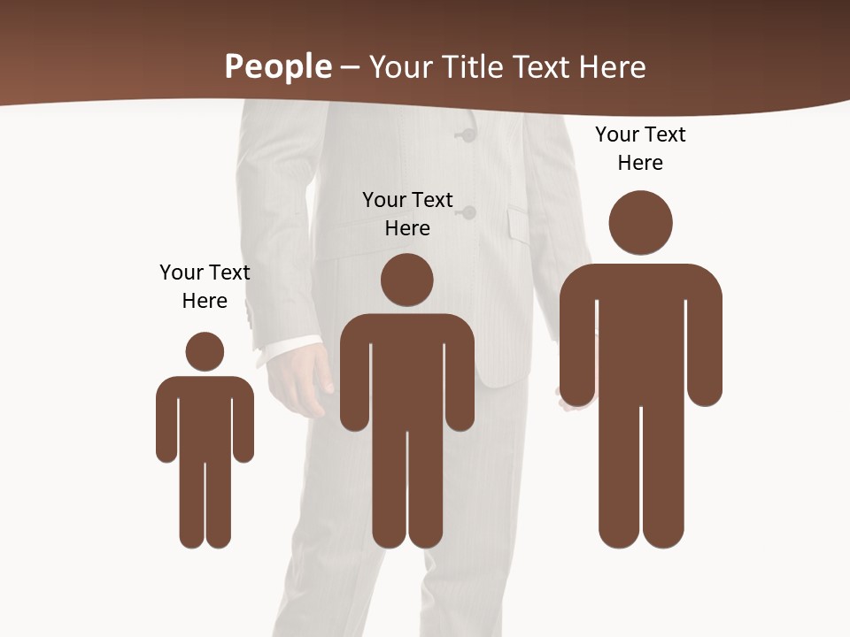 One Person Cheerful PowerPoint Template