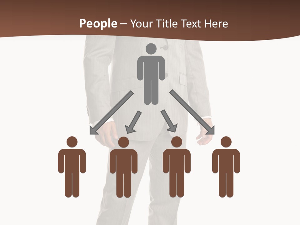 One Person Cheerful PowerPoint Template