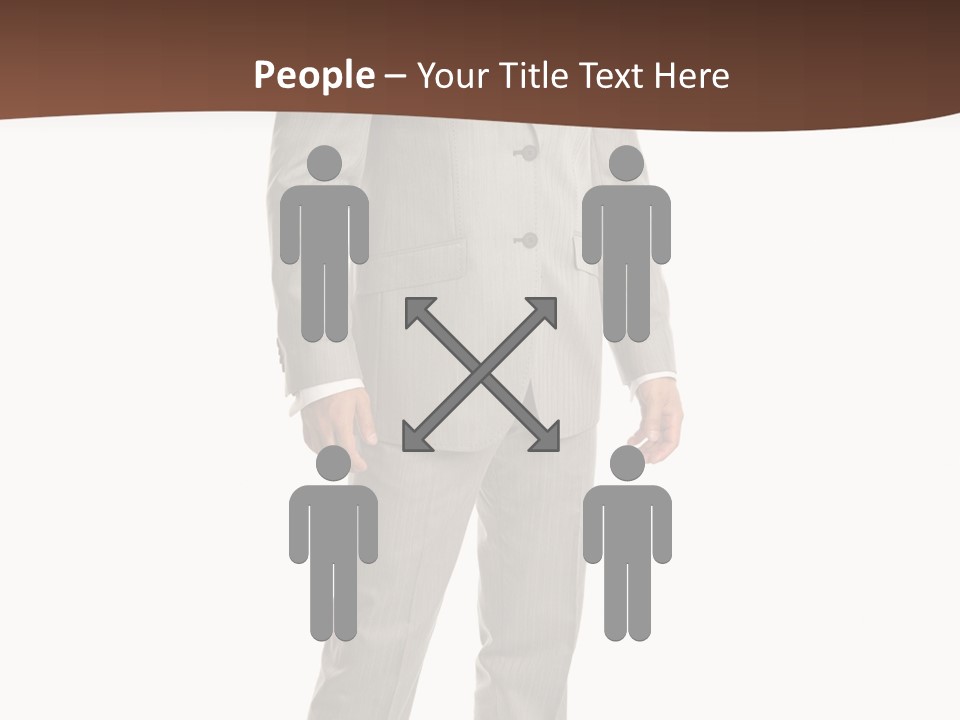 One Person Cheerful PowerPoint Template