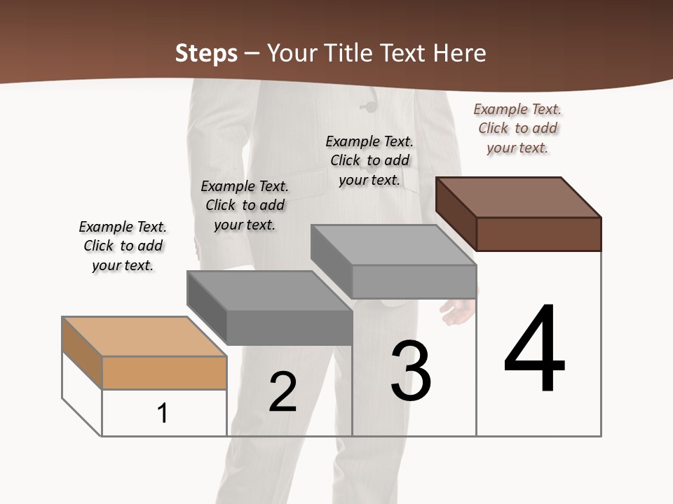 One Person Cheerful PowerPoint Template