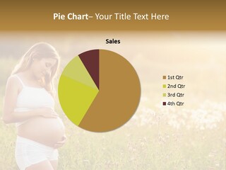 Beauty Nature Pregnant PowerPoint Template