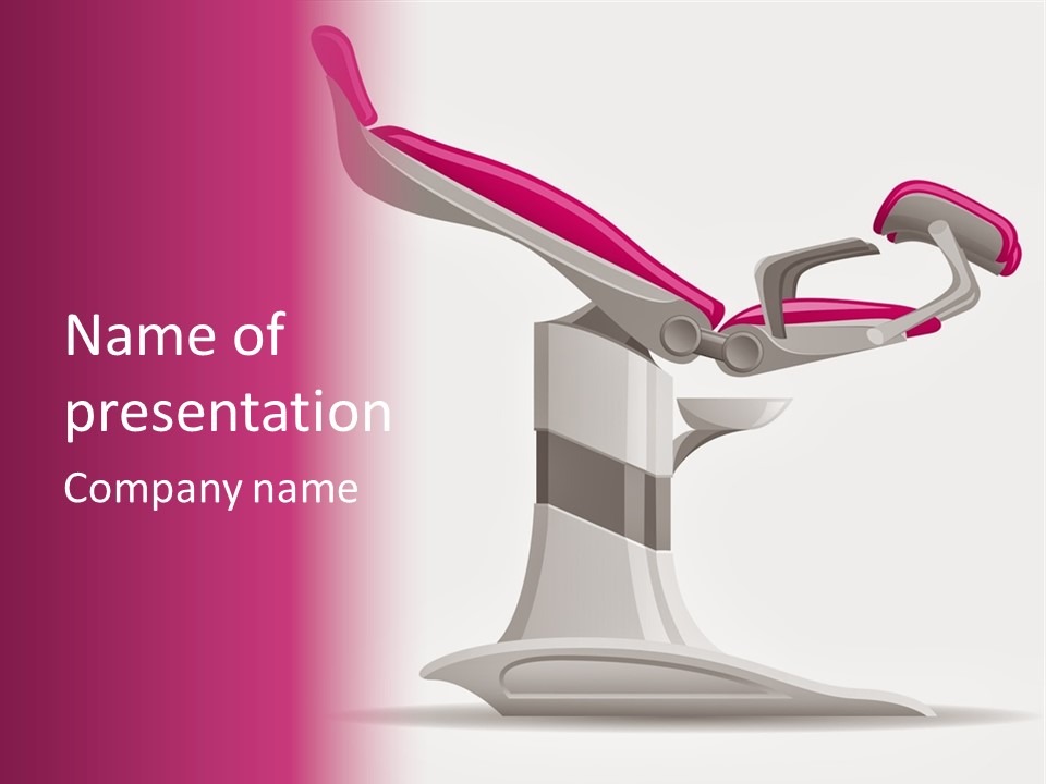 Chair Abortion Examination PowerPoint Template