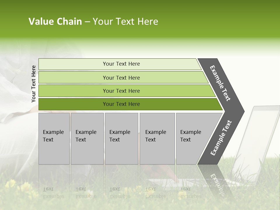 Young Laptop Summer PowerPoint Template